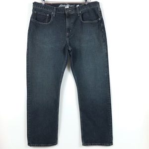 Eddie Bauer Men’s Fit Straight Denim Jeans Size 38X30
